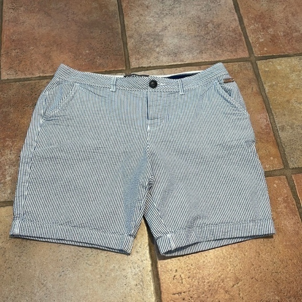 Superdry premium Chino seersucker shorts